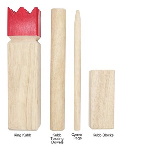 Sewidish Viking Trò Chơi Bằng Gỗ Kích Thước Tùy Chỉnh Và Màu Kubb Thiết Lập Trò Chơi - Product Image 4