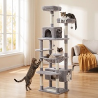 Arbre à chat en sisal naturel écologique, grande taille, base renforcée, vente en gros