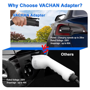 Adaptateur de charge EV NACS vers J1772 pour Chevrolet Bolt, Toyota BZ4X, Nissan Leaf, chargeur portable AC de niveau 2, IP65, charge à domicile aux États-Unis - Product Image 5