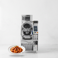 Machine à frire automatique autonettoyante T-Chef TC-40EA pour restaurants, économe en énergie, avec écran tactile numérique pour la cuisson