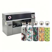 Impresora UV cilíndrica rotativa de 360 grados para botellas, tazas, botellas de vino y artículos de bebida con cabezal de impresión EPSON i1600 U1, precio de fábrica.