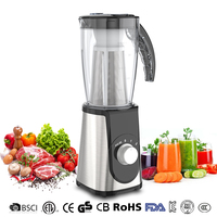 Appareils de cuisine à domicile 300W moteur presse-agrumes mélangeur broyeur de haricots Peralatan Rumah Tangga mélangeur avec verrouillage de sécurité