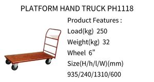 150kg 300kg de charge industrielle en plastique robuste pliable plate-forme chariot à main chariot chariot utilitaire camion - Product Image 3