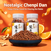OEM ODM Marque Privée Jinjin Chenpi Dan : Snack de Zeste de Mandarine Chinoise Conservée, Vente en Gros d'Usine, Exportation Transfrontalière en Bouteille