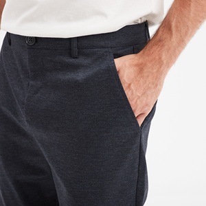Pantalons chino pour homme en toile décontractée, coupe ajustée, taille mi-haute, coutures renforcées, poches profondes, respirant, écologique, en vrac - Product Image 3