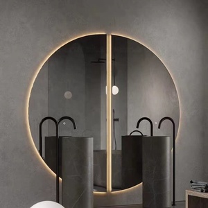 <span class=keywords><strong>Grand</strong></span> <span class=keywords><strong>miroir</strong></span> Intelligent <span class=keywords><strong>demi</strong></span>-<span class=keywords><strong>cercle</strong></span> dôme éclairé écran tactile Led bain Intelligent pour salle de bains d'hôtel - Product Image 5