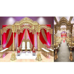 Mandap de Madera con Diseño de Pavo Real para Bodas del Sur de la India, el Mejor Mandap de Madera con Diseño de Pavo Real para Bodas en Gujarat, Mandap de Madera para Bodas con Diseño de Pavo Real, España - Product Image 1