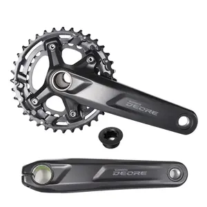 SHIMANO DEORE-Juego de bielas MTB 2x10V 2-36-26T-2 PIEZAS-Q-factor 178,5mm-Línea de cadena 48,8mm-2x10 velocidades