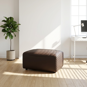Wholesale Modern Leather Ottoman <strong>Footstool</strong> Matching Sofa Couch Solid Cushion Living Room Sofas Furniture Factory Direct Supply - Product Image 3