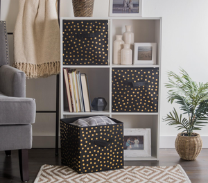 Panier de rangement en tissu pliable en cube non tissé, rangement d'espace de chambre à coucher, rangement de jouets pour enfants, rangement de livres, organisateur - Product Image 4