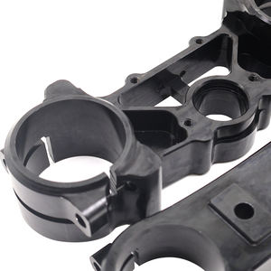 Abrazadera triple negra, horquillas delanteras de 53mm, abrazadera de árbol triple forjada para motocicleta Pit Bike - Product Image 5