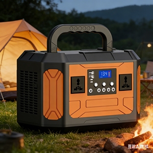 Station d'énergie portable transfrontalière 500W 12V 5kg avec batterie au lithium pour extérieur, stockage d'énergie mobile 1000W, énergie solaire LED pour camping - Product Image 6