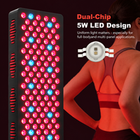 Panneau de luminothérapie rouge professionnel personnalisé, panneau LED pour tout le corps, lumière infrarouge proche, panneau multi-longueurs d'onde, fabrication OEM ODM