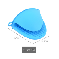 Gants de four miniatures portables en silicone personnalisés, outil de cuisine antidérapant de qualité alimentaire pour la cuisson