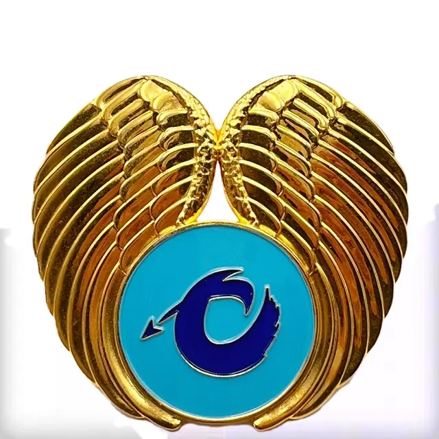 Custom Made Food Gold Plating Metal Badge Brooch Enamel Lapel Pins Custom Logo
