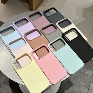 Funda de Silicona Color Caramelo para iPhone 17 Air 16E 16 15 14 Plus 13 12 Pro Max 11 Xr X Xs, Suave, Sedosa, Anti-Golpes - Product Image 1