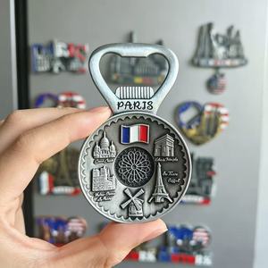 Imán de Refrigerador de Metal Personalizado con Diseño Gratuito, Ecológico, para Regalo Publicitario, Recuerdo de Restaurante o Bar, Abridor de Botellas de Cerveza, Transferencia Térmica - Product Image 1
