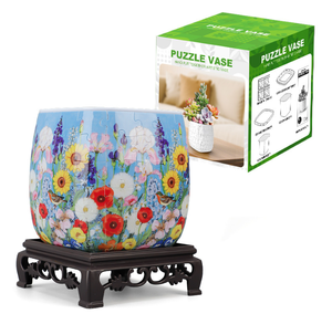 Nouveau Kit de Bricolage 96 Pièces Puzzle 3D en Plastique Vase 11x11x11cm pour Décoration Maison Amoureux des Fleurs Idée Cadeau Fête des Mères - Product Image 5