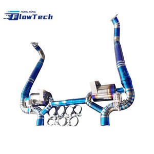 Système d'échappement cat-back en titane de grade 5 avec silencieux pour Porsche 718 Cayman/Boxster GT4 - Product Image 2