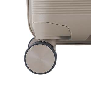 Set di valigie in alluminio leggero 3 pezzi Beige rosa verde TSA Spinner con chiusura a cerniera con chiusura a cerniera per uso aeroportuale - Product Image 5