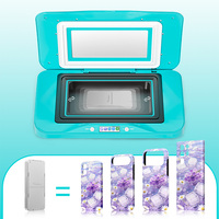 Machine à personnaliser les coques de téléphone, facile à utiliser, impression 3D par sublimation, mini machine d'impression de coques de téléphone pour les magasins de téléphonie mobile