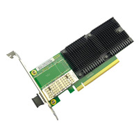 Intel E810 Chip 100G Tarjeta de red QSFP28 Interfaz de fibra óptica PCIe-X16 Puertos cuádruples duales individuales Transmisión de 10Gbps PCIE interno