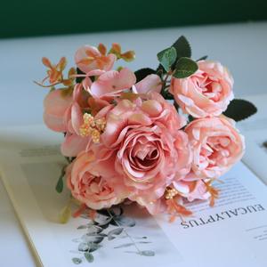 Ramo <span class=keywords><strong>de</strong></span> flores <span class=keywords><strong>de</strong></span> peonía <span class=keywords><strong>de</strong></span> seda Artificial <span class=keywords><strong>de</strong></span> 5 cabezas, flor <span class=keywords><strong>de</strong></span> simulación para fiesta en casa, <span class=keywords><strong>boda</strong></span>, decoración <span class=keywords><strong>de</strong></span> Navidad para Acción <span class=keywords><strong>de</strong></span> Gracias - Product Image 4