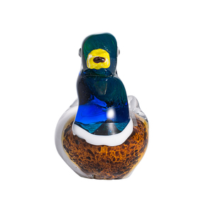 Pato de Cristal de Vidrio Colorido, Figura Hecha a Mano, Regalo de Navidad o Cumpleaños, Animales Decorativos Coleccionables, Decoración para el Hogar - Product Image 4