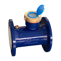 Flange Type Horizontal Woltmann Water Meter DN125 125mm Industrial Water Flow Meter with Pulse Port