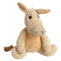 Écologique Durable Mignon Animal En Forme De Chien En Peluche Jouet À Mâcher Imitation Lin Coton Corde Style Classique Interactive Mouvement Jouet