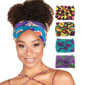 Good quality Uding <strong>African</strong> Print Cross Wide Headband Ethnic Turban Hats Are <strong>Sale</strong> on LUDF-12A - Product Image 1
