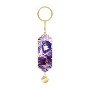 <span class=keywords><strong>Genshin</strong></span>-llavero con colgante de borla, figura de impacto, llavero de Metal acrílico a la moda, regalos para jugadores - Product Image 4