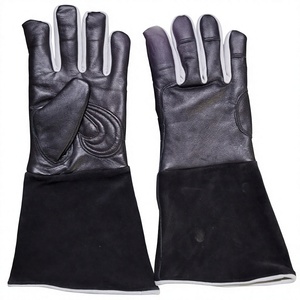 Leather Welding Gloves With Inset Thumb And Liner For TIG MIG Protection - Product Image 1