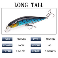 Leurre Luya Mino 8g/10cm Simulation Hard Sea Fishing Freshwater Gear Products