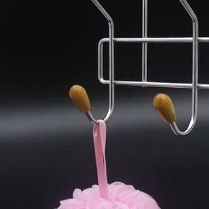 8 kim loại trên cửa Áo Giá móc cho quần áo hat & khăn cho phòng tắm sử dụng trên cửa móc - Product Image 4