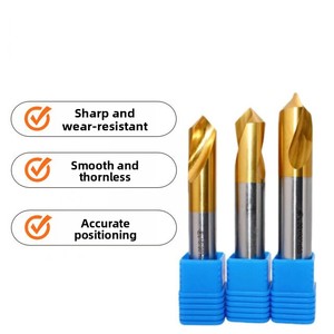 Broca Avellanadora de Cobalto M35 de 90 Grados, Herramienta de Fresado CNC Industrial HSS-Co de Alta Resistencia para Acero Inoxidable y Metales Duros - Product Image 1