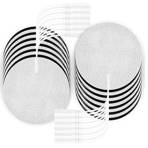 TENS Unit Pads 70mm Round <strong>Electrodes</strong> Compatible with Most TENS Machines, Replacement Pads <strong>Electrode</strong> Patches for Electrotherapy - Product Image 1