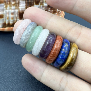 Hot Sale Reiki Gemstone <strong>Labradorite</strong> Band <strong>Ring</strong> Natural Stones <strong>Rings</strong> Energy Healing Rose Quartz Lapis Lazuli Crystal Men <strong>Rings</strong> - Product Image 3