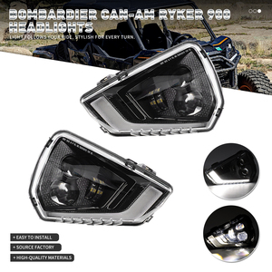 Vente directe d'usine - Phares pour Can-Am <span class=keywords><strong>Ryker</strong></span> <span class=keywords><strong>900</strong></span> 19-24, phares LED de remplacement, phares avant pour moto à trois roues - Product Image 3