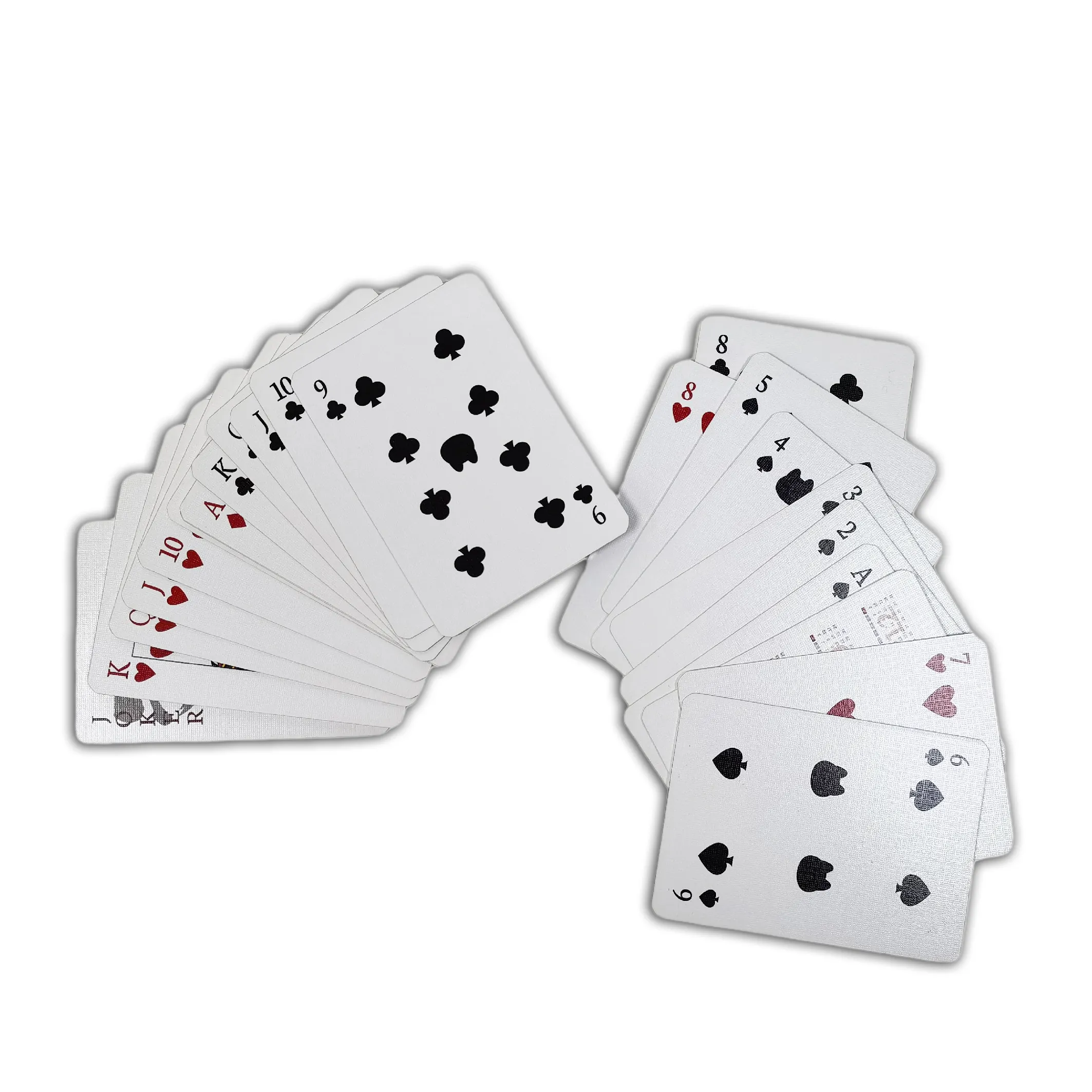 Набор Игральных Карт на 2 деки под заказ золотисто-черные матовые водонепроницаемые пластиковые настольные игры для покера