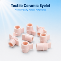 Guide-œillet en céramique d'alumine haute dureté, guide-fil à faible friction et résistant à l'usure pour machine textile de filature et de tissage