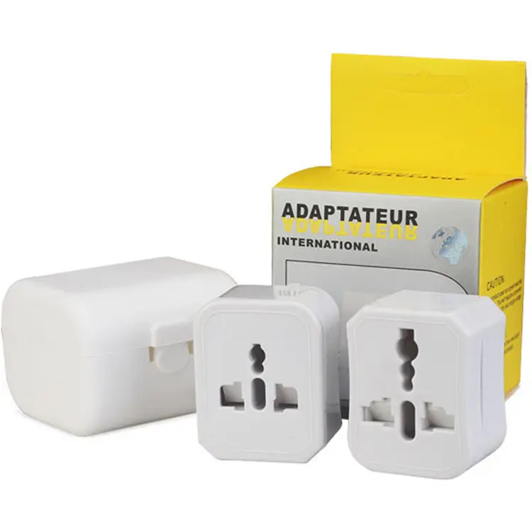 3 in 1 Global Travel Conversion 3 Socket Plug Universal Adapter Travel Abroad Converter Household Plugs US/AU/EU/UK