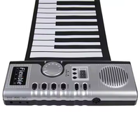Portable 61-Key Keyboard Musical Instrument Piano Keyboard Hand Roll Piano
