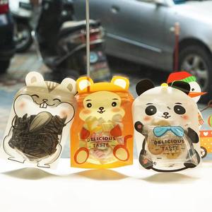 Custom Print Resealable Cookie Candy Special Shaped <b>Ziplock</b> Smell Proof Cutout Packs Die Cut Mylar <b>Bags</b> With Window - Product Image 1