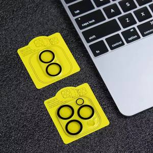 กระจกนิรภัยใหม่เลนส์กล้องโทรศัพท์มือถือฟิล์มป้องกันหน้าจอสำหรับ <span class=keywords><strong>iPhone</strong></span> 17 16 <span class=keywords><strong>Pro</strong></span> 15 <span class=keywords><strong>PRO</strong></span> <span class=keywords><strong>MAX</strong></span> กล้องเลนส์ - Product Image 5