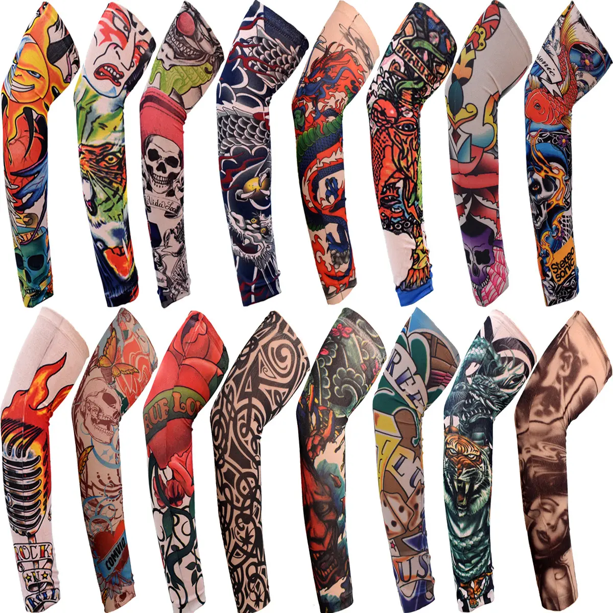 new design fashion sports arm sleeve outdoor cycling sun protection sleeves for women and men