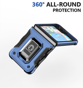 Funda resistente a prueba de golpes para <span class=keywords><strong>Samsung</strong></span> <span class=keywords><strong>Galaxy</strong></span> <span class=keywords><strong>Z</strong></span> <span class=keywords><strong>Flip</strong></span> 7 FE / <span class=keywords><strong>Flip</strong></span> 6 5 <span class=keywords><strong>4</strong></span> / <span class=keywords><strong>Z</strong></span> <span class=keywords><strong>Flip</strong></span> 3 soporte magnético para coche armadura cubierta dura - Product Image 4
