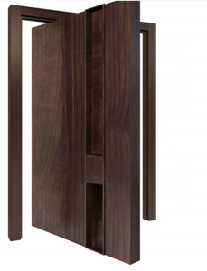 Nordi, puertas de madera maciza pivotantes modernas personalizadas, <span class=keywords><strong>entrada</strong></span> de Villa abatible giratoria para hoteles, compensación de eje <span class=keywords><strong>central</strong></span> para uso en interiores - Product Image 6