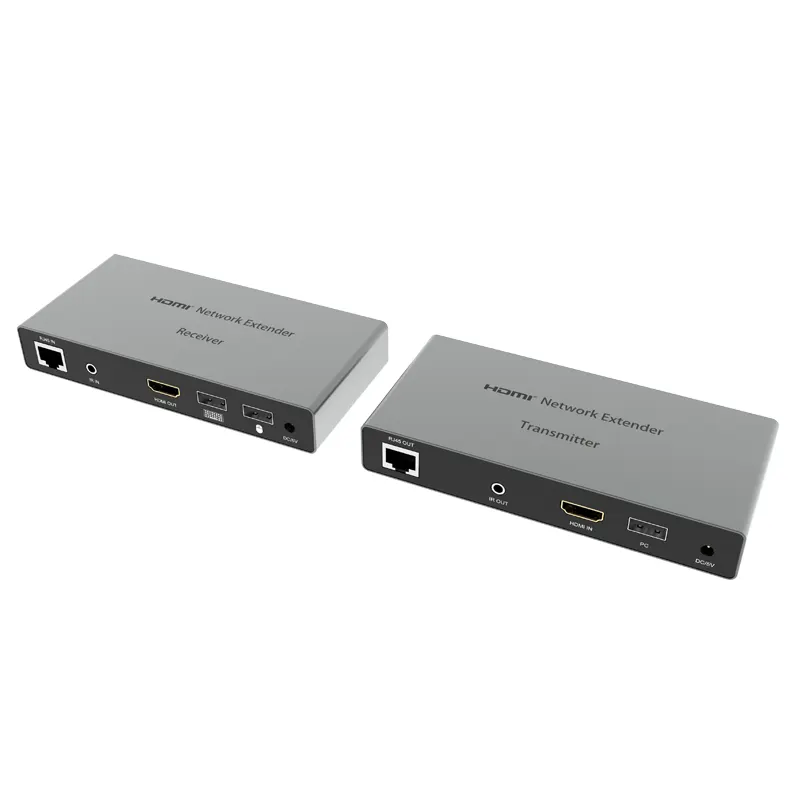 工場Hdmi Extensor Tcpip Tx Rx 1080P 200M Hdmi Kvm Extender Hdmi Rj45 with Usb