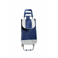 Chariot de courses pliable d'extérieur personnalisé, mini, de haute qualité, pour légumes et aliments, avec poignée en tube d'acier - Offre spéciale